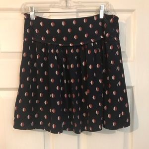 Madewell size 4 Ikat print blue skirt